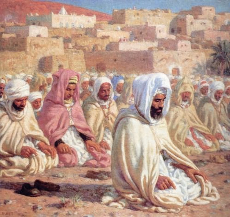 L'imam guida la preghiera
